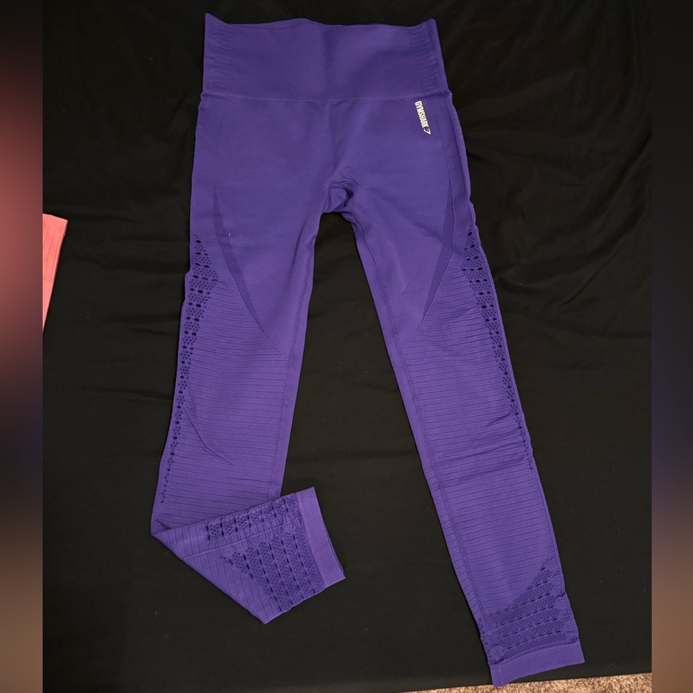 Gymshark Seamless Leggings. Medium. Indigo
